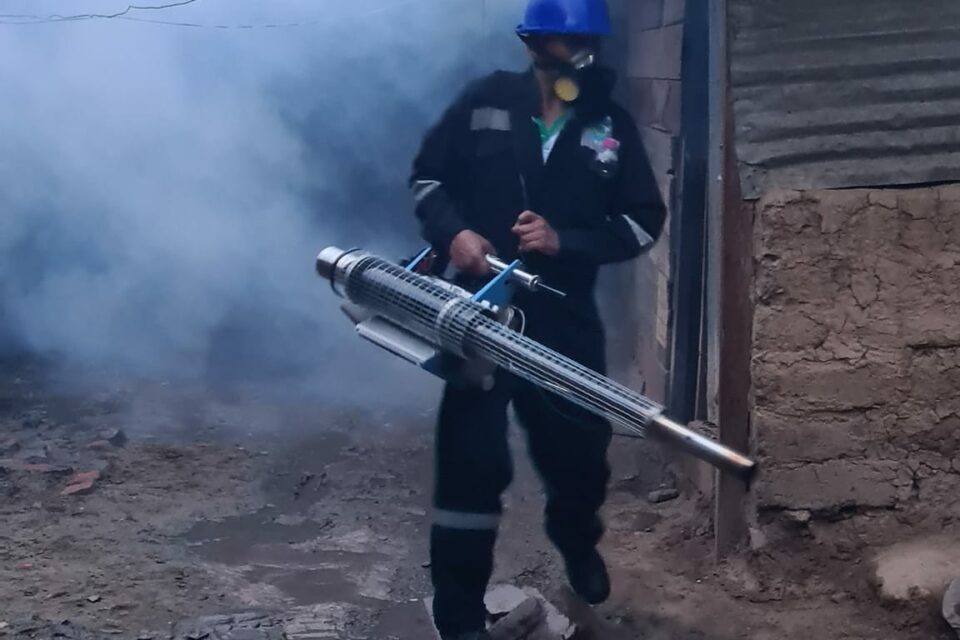 Autoridades vienen realizando las coordinaciones para la campaña de nebulización contra el dengue en Santa María